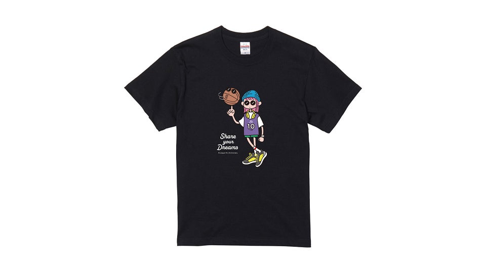 【全5色】B.LEAGUE 10th ANNIVERSARY Girl グラフィックTシャツ