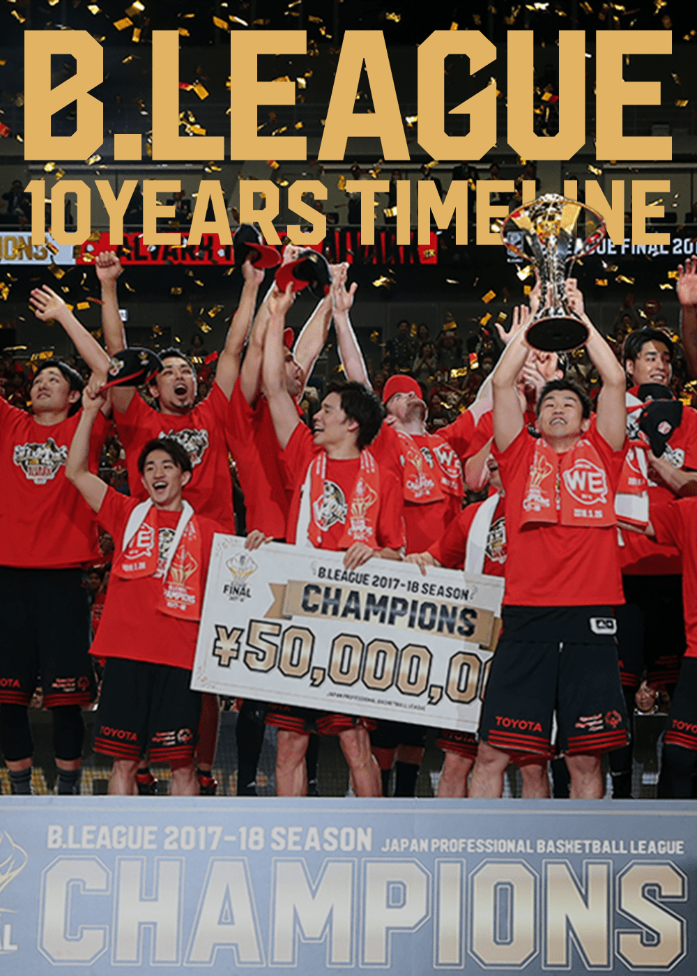 B.LEAGUE THE FIRST 10YEARS 2017-18SEASON