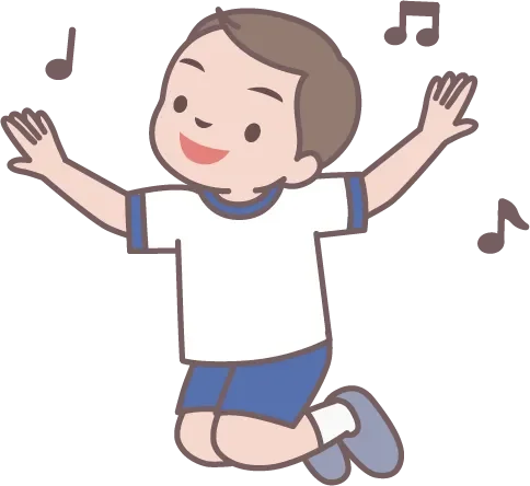 ボールで遊ぶ子ども