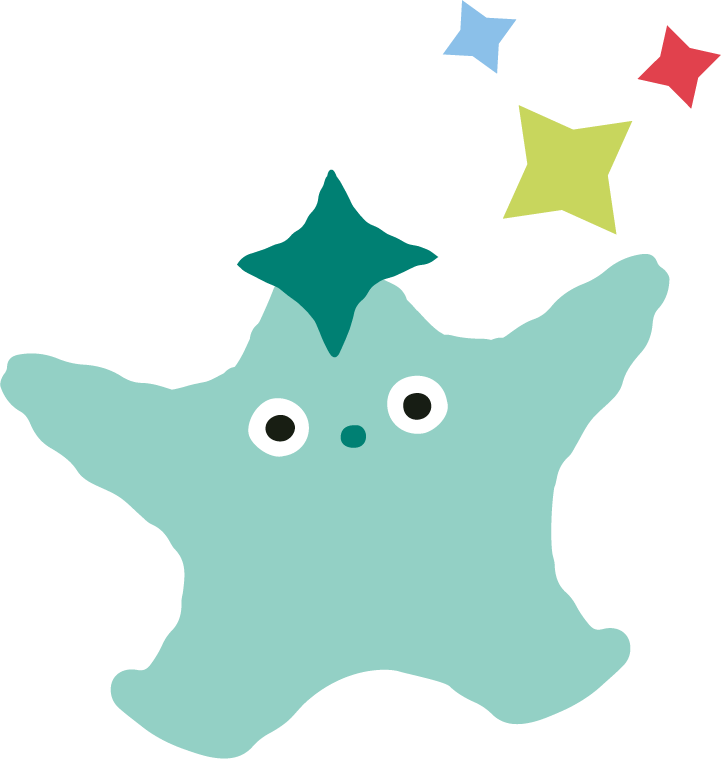 緑のキャラのイラスト
