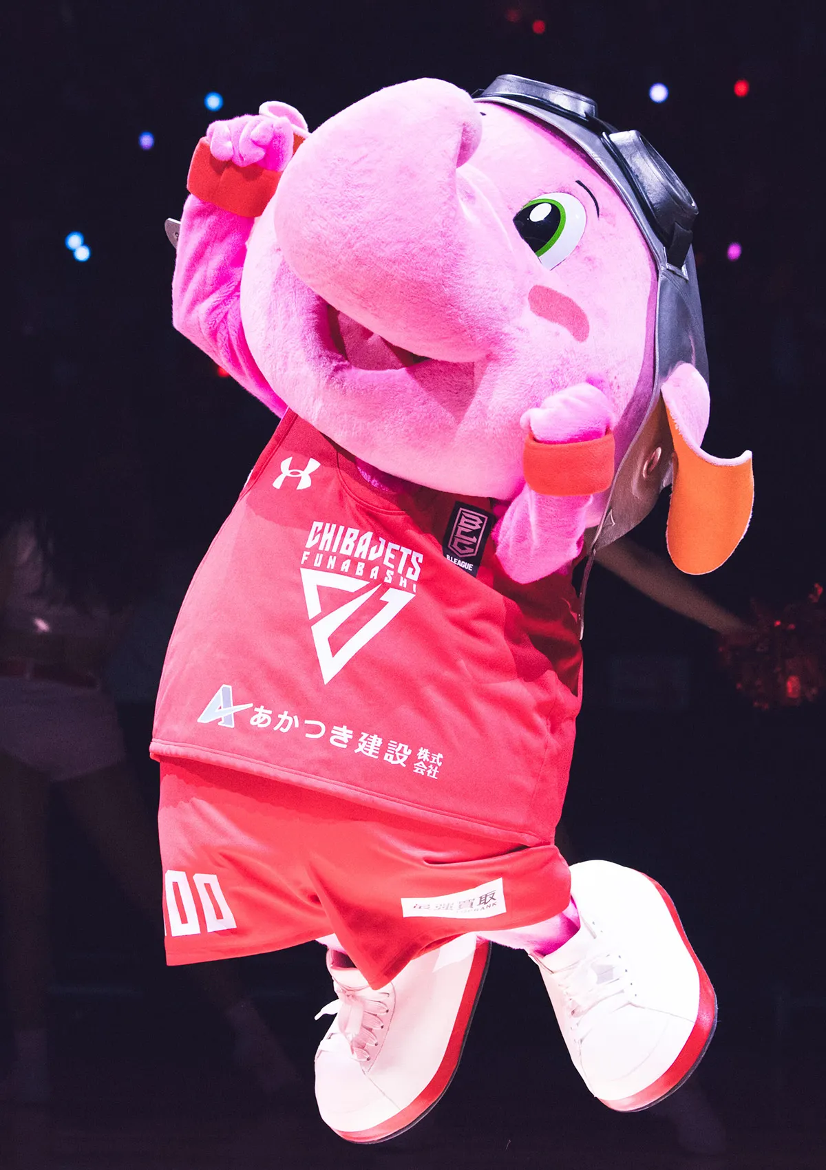 マスコットの試合の様子