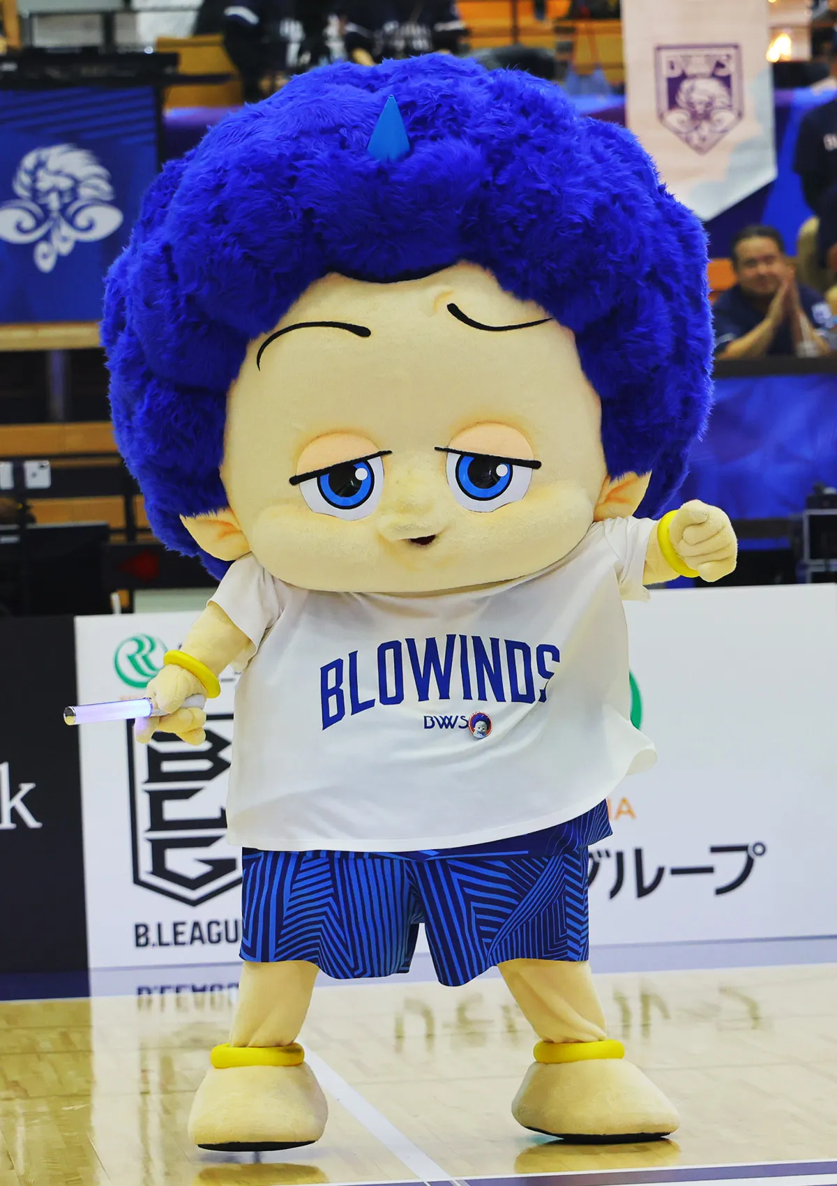 マスコットの試合の様子
