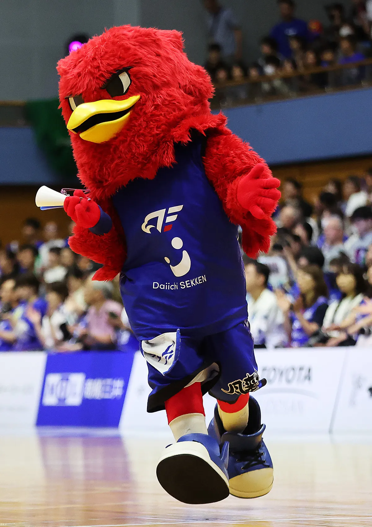 マスコットの試合の様子