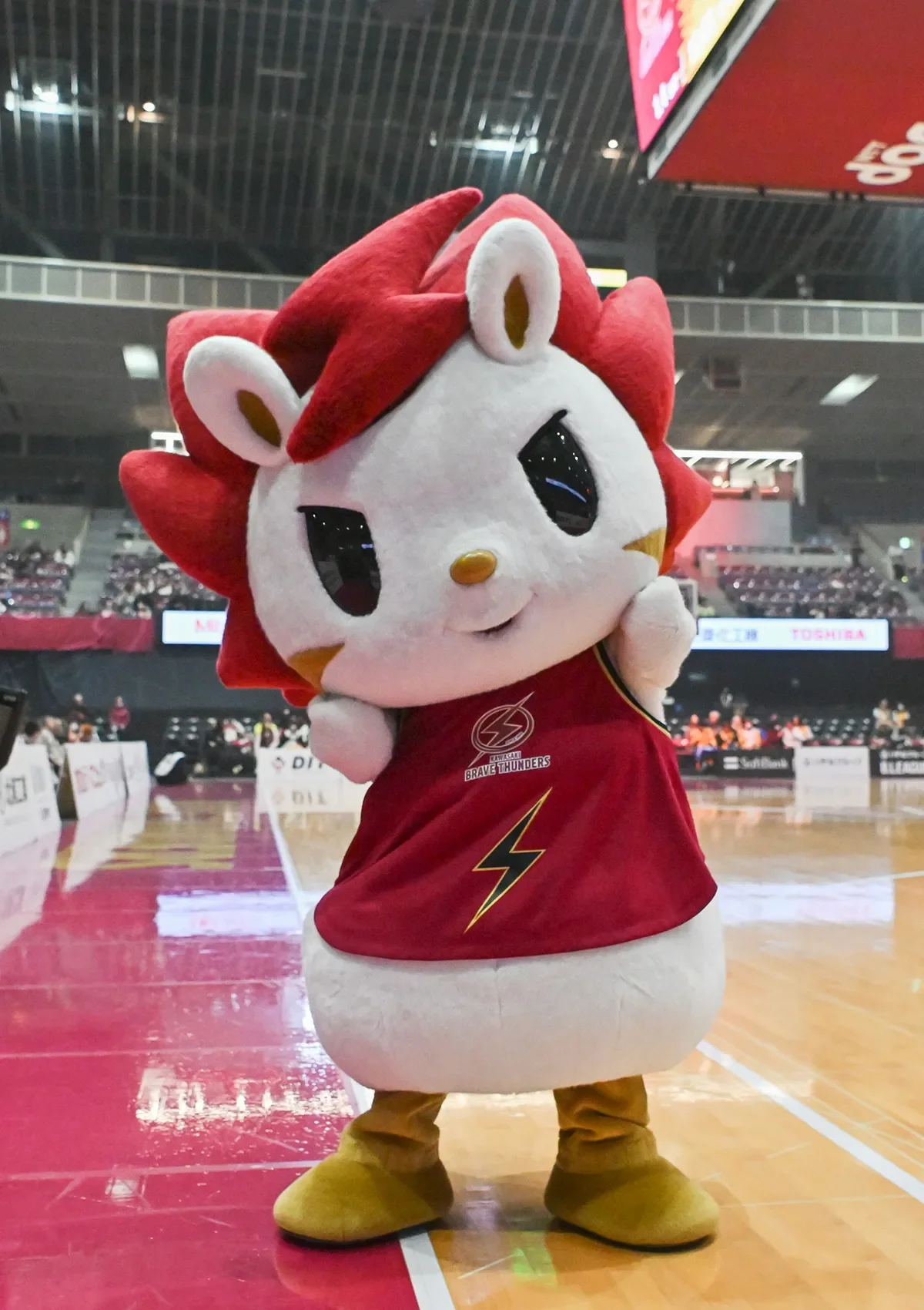 マスコットの試合の様子