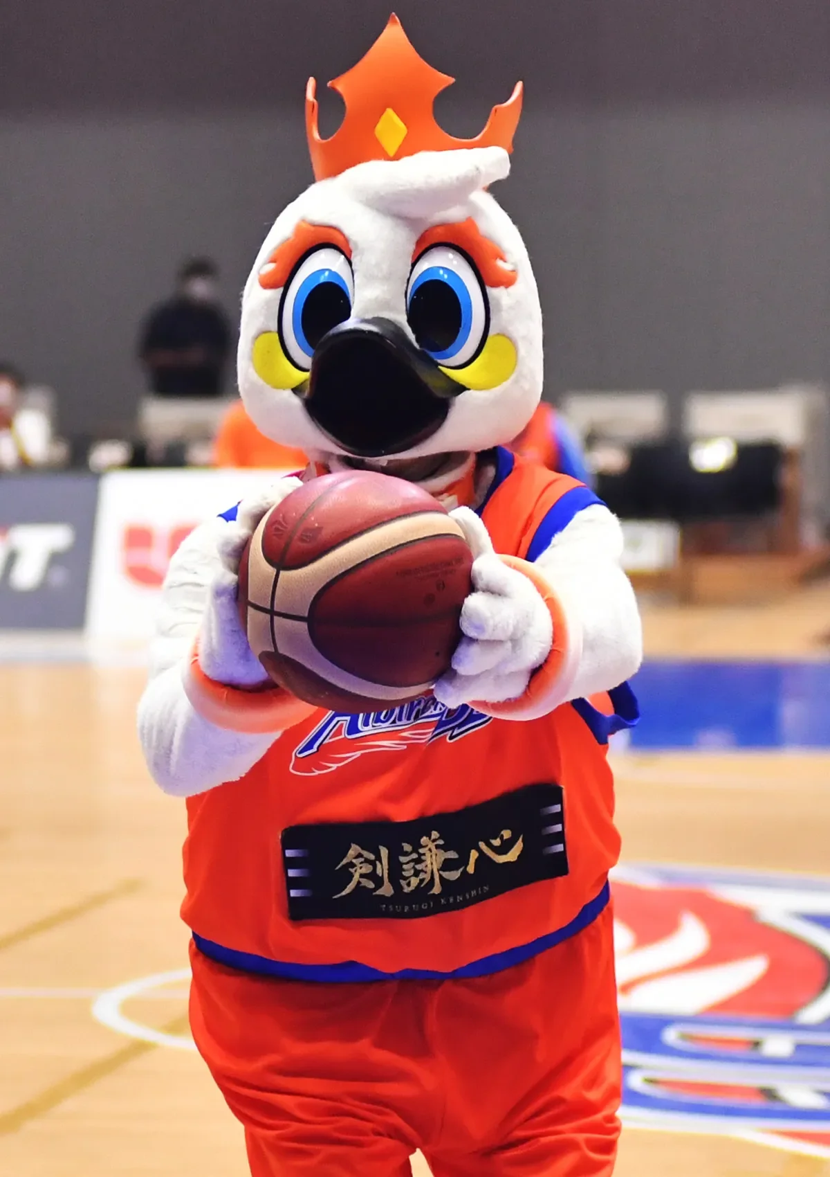 マスコットの試合の様子