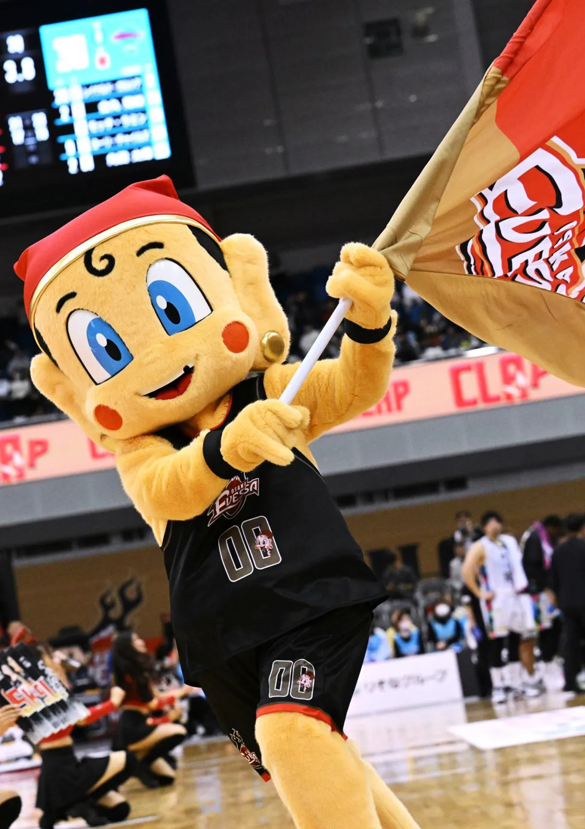 マスコットの試合の様子