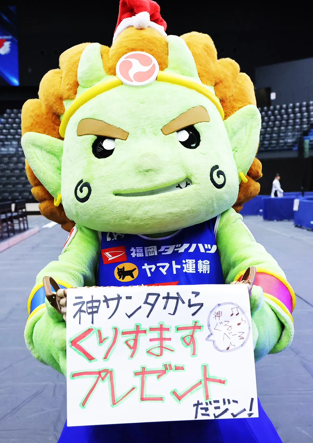 マスコットの試合の様子