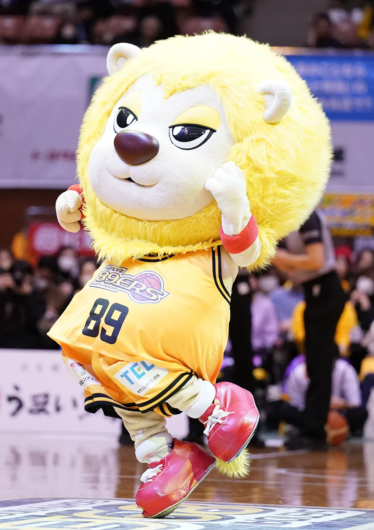 マスコットの試合の様子