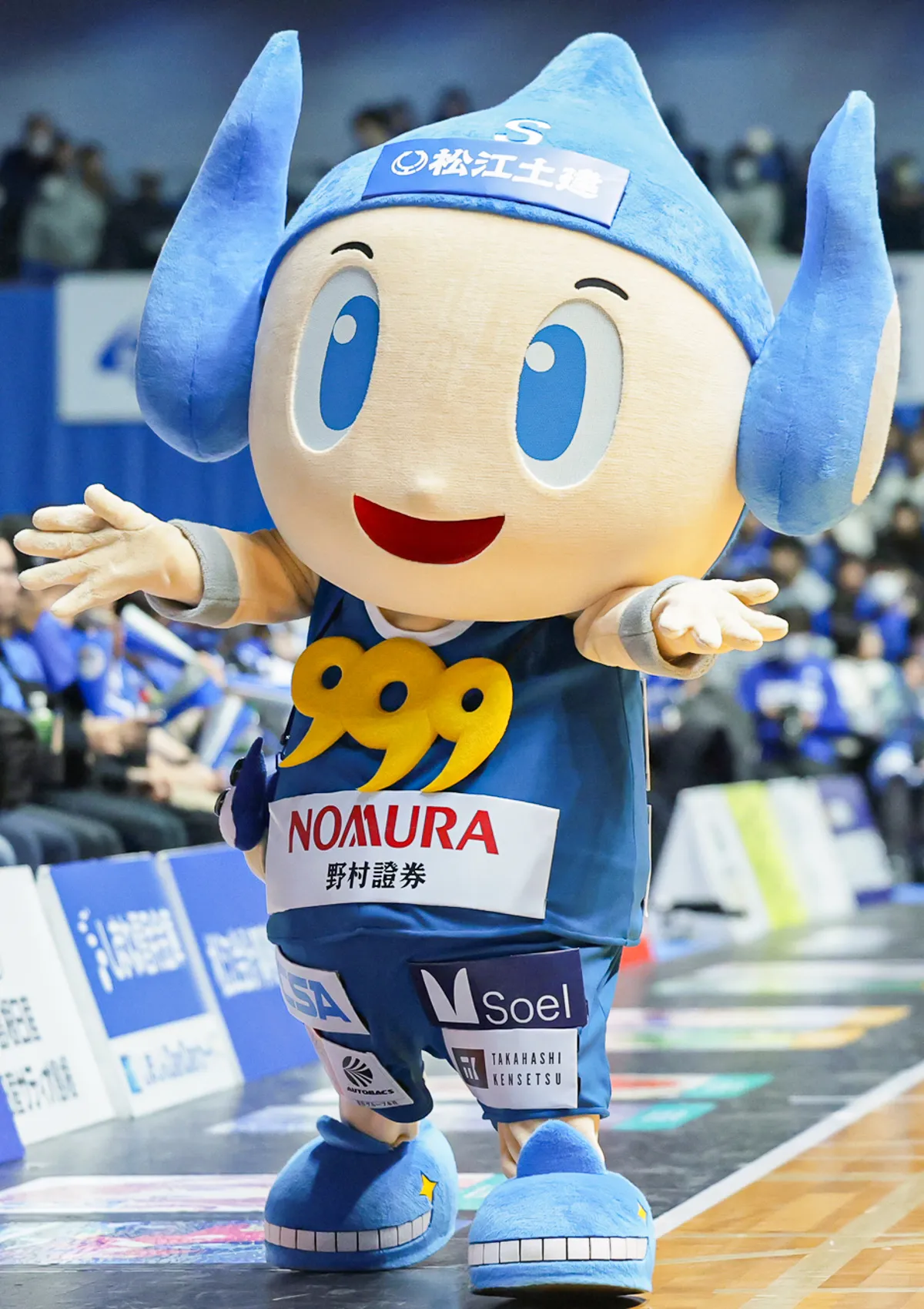 マスコットの試合の様子