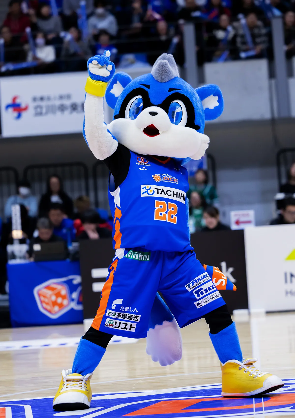 マスコットの試合の様子