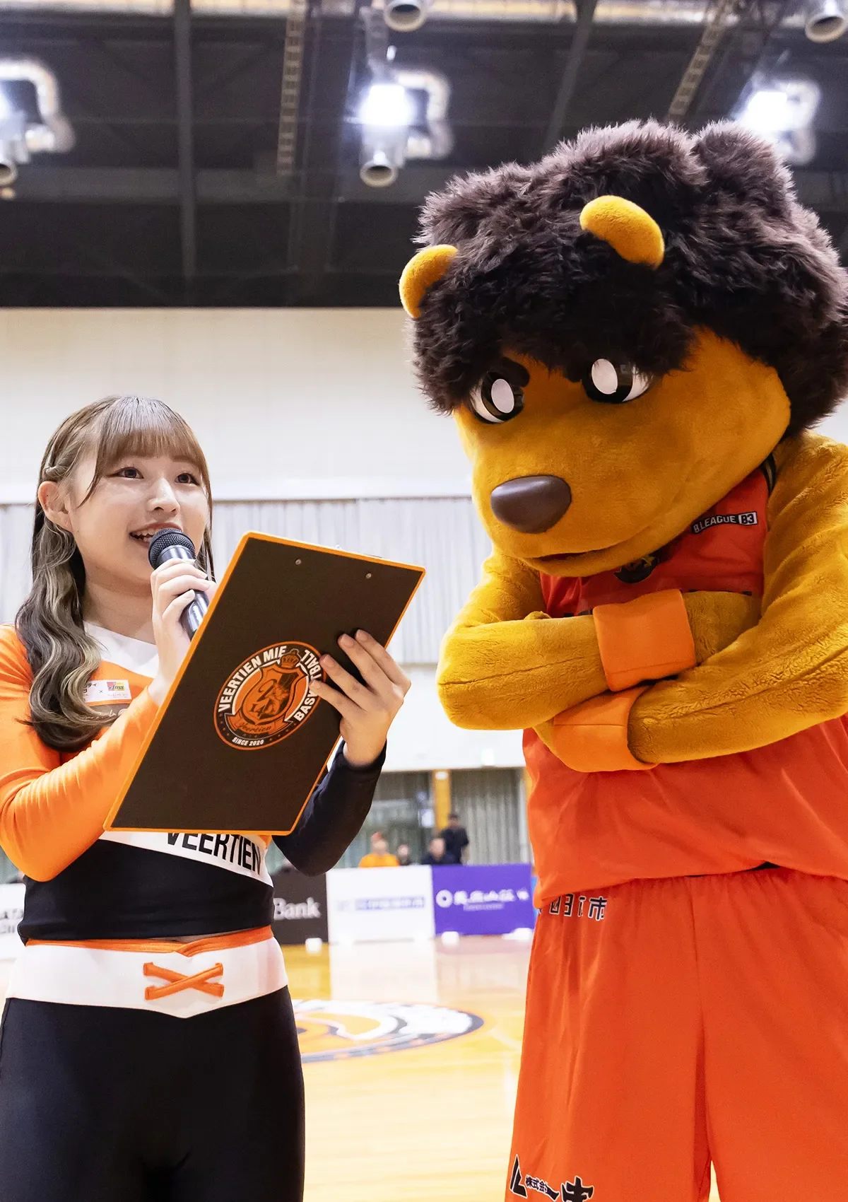 マスコットの試合の様子