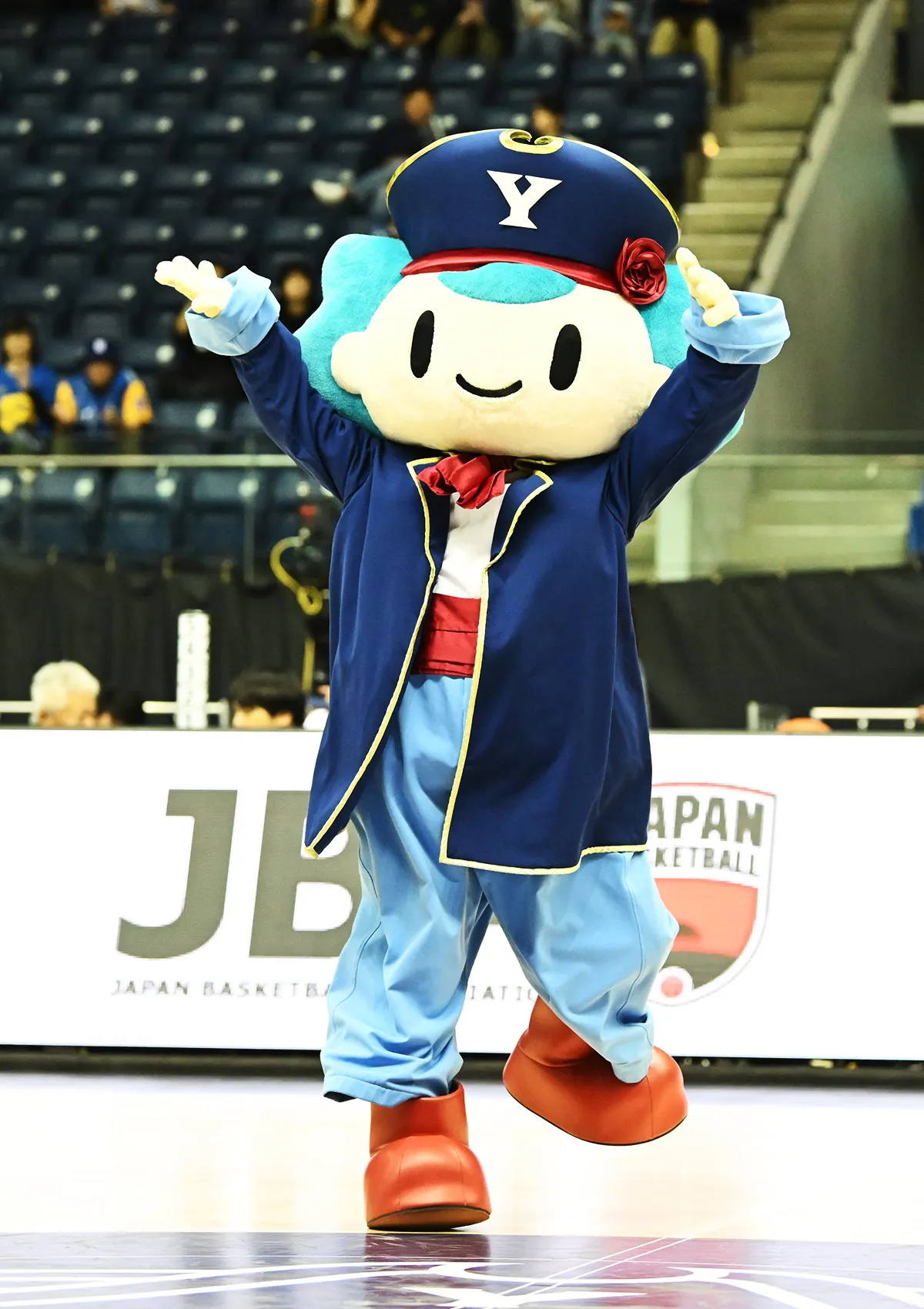 マスコットの試合の様子