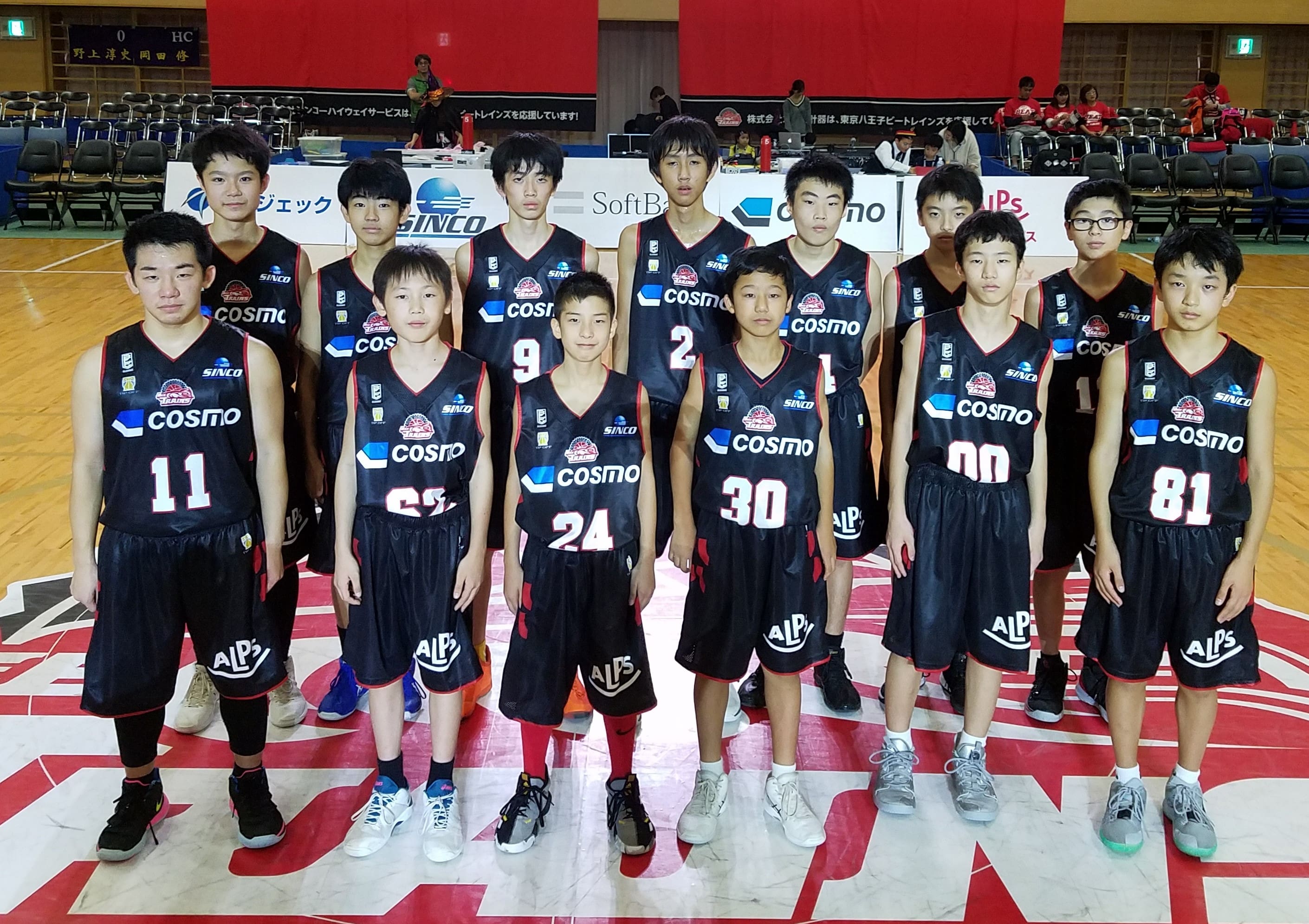 クラブの集合写真