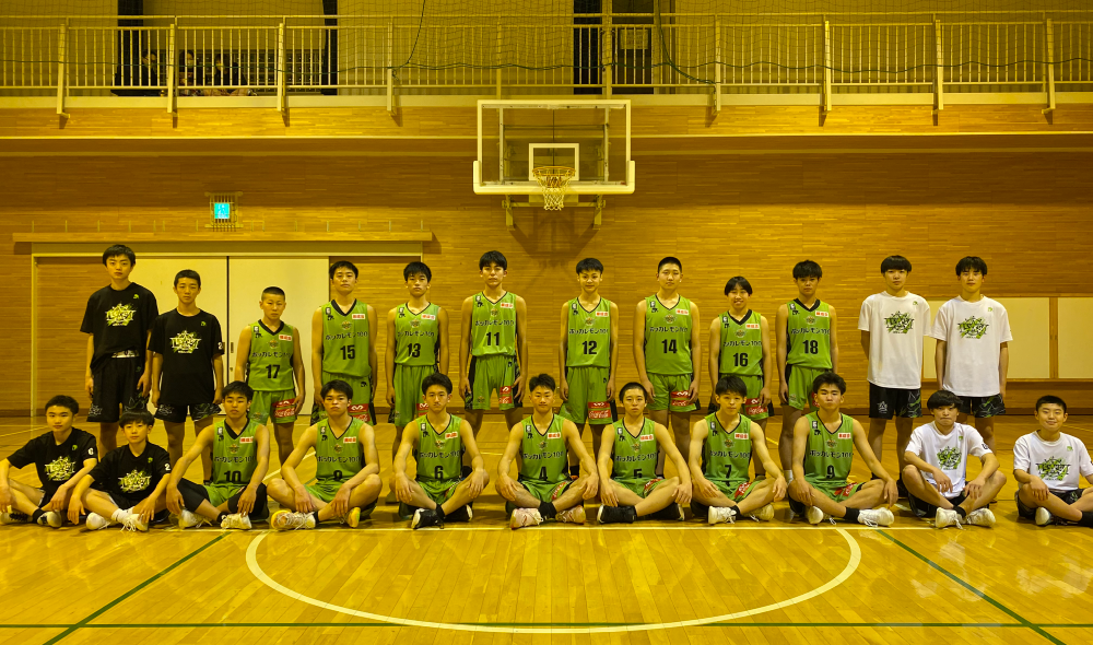 レバンガ北海道U15の集合写真