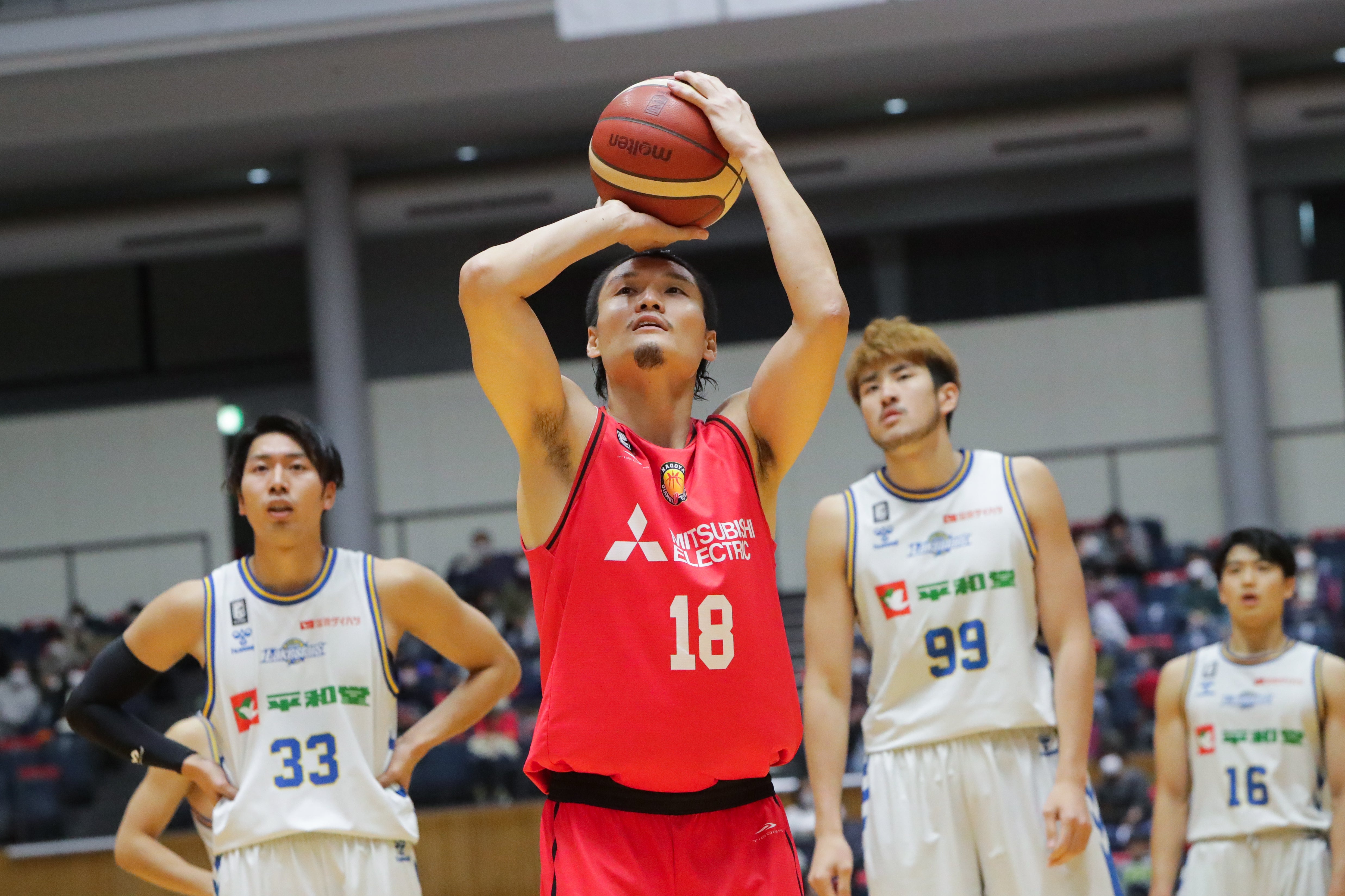 中務敏宏選手(名古屋ダイヤモンドドルフィンズ)